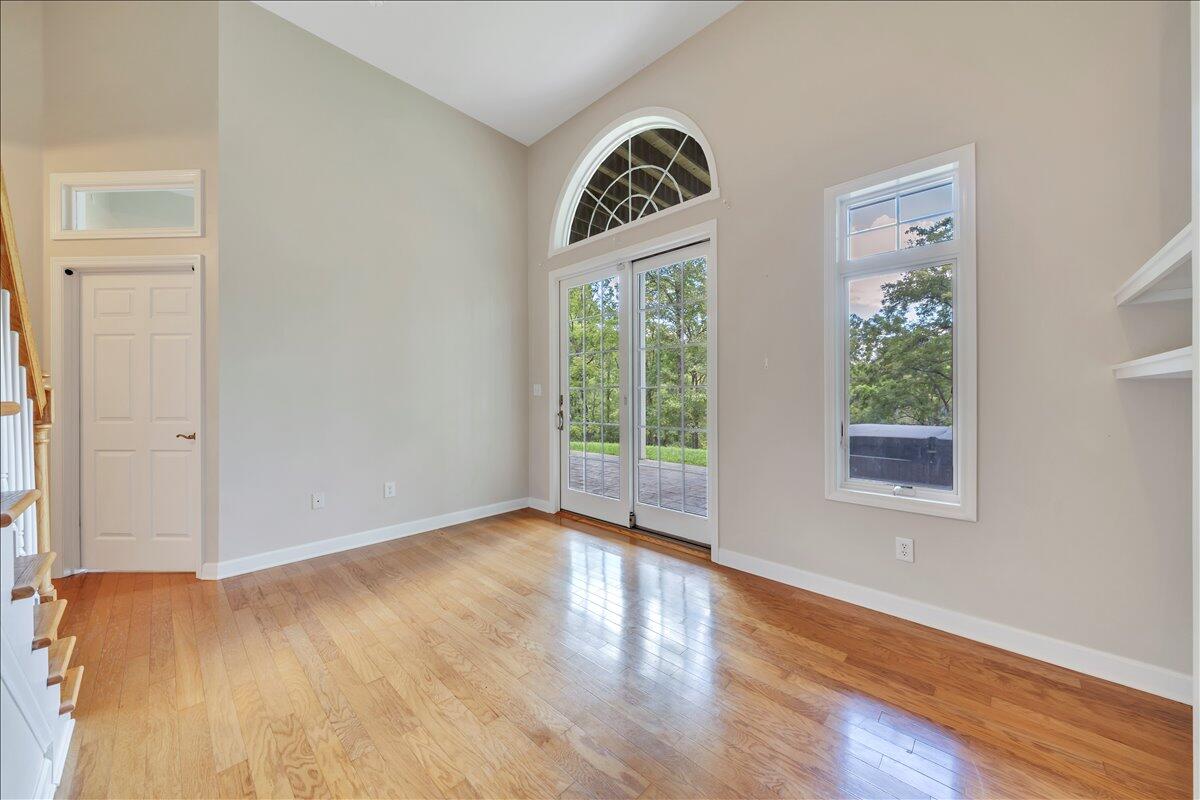 2011 Deep Woods Road Hardy, VA 24101 - Photo 42 of 94 a view of an empty room with wooden floor and a window