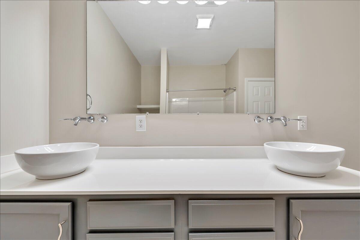 2011 Deep Woods Road Hardy, VA 24101 - Photo 46 of 94 a bathroom with a sink and a mirror