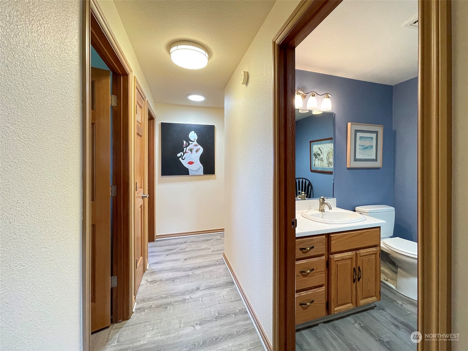 421 Greywolf Road Sequim, WA 98382 - Photo 24 of 40 a view of a bathroom from the hallway