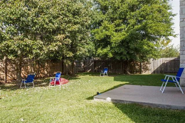 a view of a park with slides