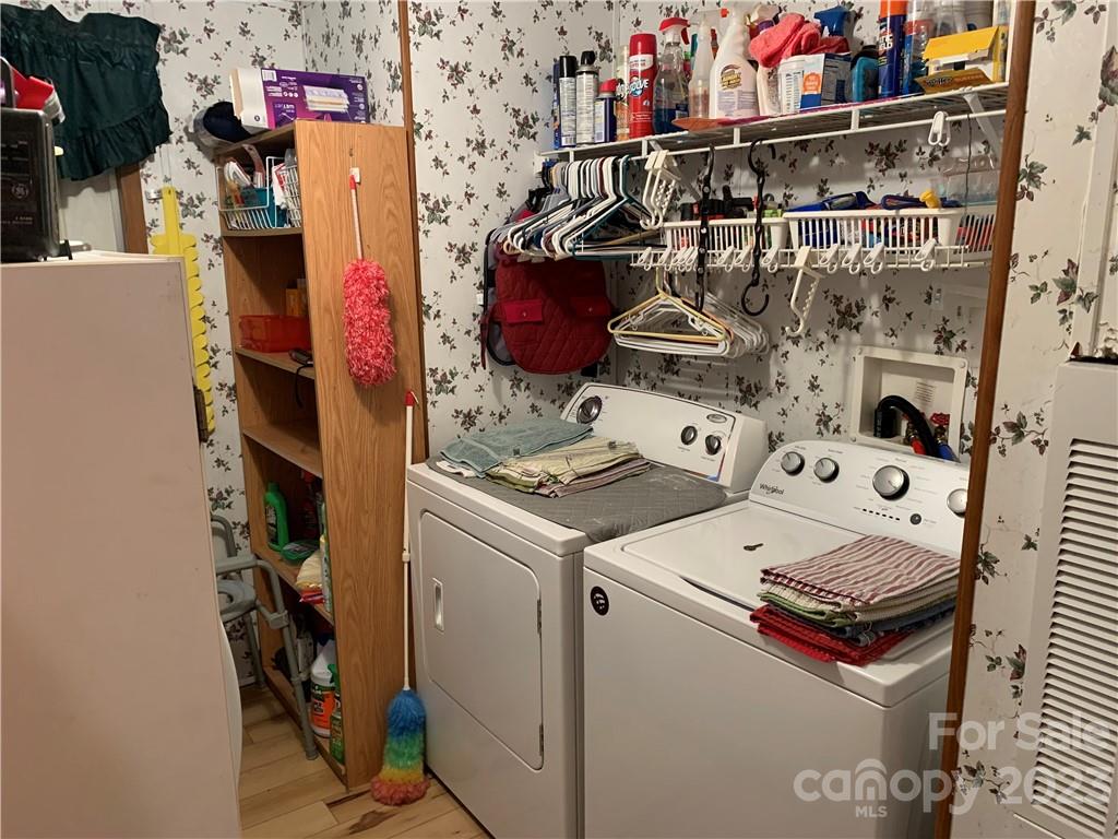 123 Beech Tree Lane Rutherfordton, NC 28139 - Photo 36 of 48 a utility room with dryer and washer
