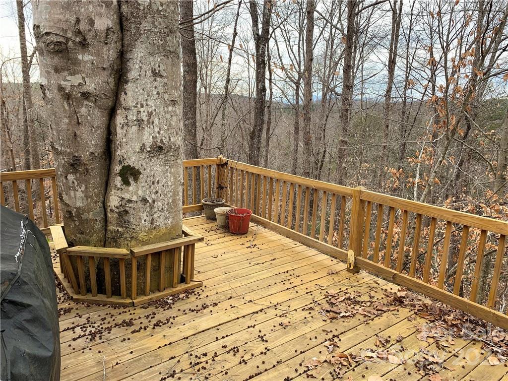 123 Beech Tree Lane Rutherfordton, NC 28139 - Photo 45 of 48 a view of balcony with wooden floor and fence