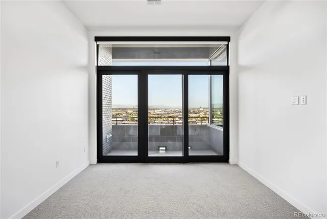 a view of an empty room