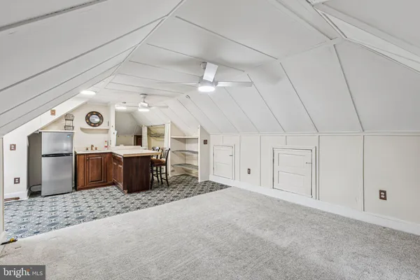 a view of a storage room