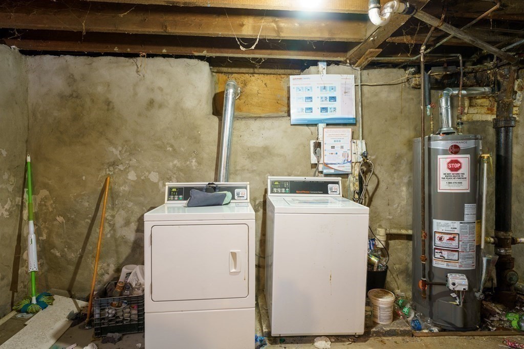 152 Fountain Street Fall River, MA 02721 - Photo 26 of 27 a utility room with dryer and washer