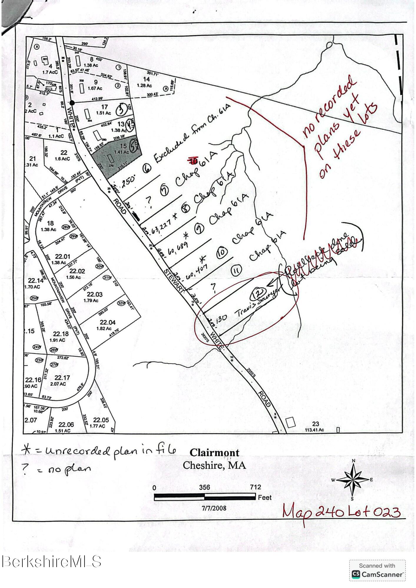 Lot 9 East Stewart White Road Cheshire, MA 01225 - Photo 6 of 6 Map Sketch