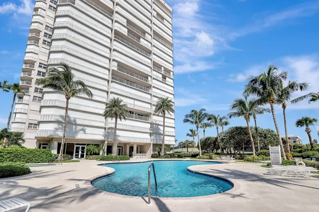 a view of a balcony with chair