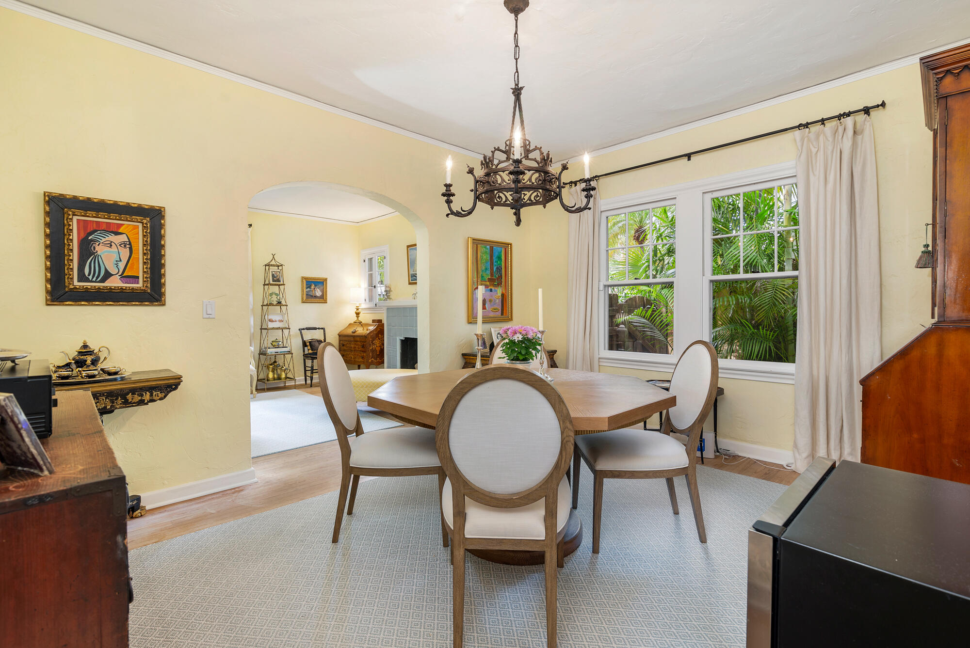 205 Westminster Road West Palm Beach, FL 33405 - Photo 10 of 37 a view of a dining room with furniture window and outside view
