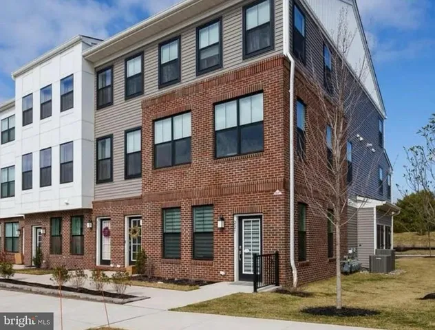 a front view of a building