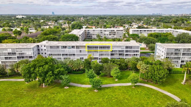 a view of a city that has tall buildings