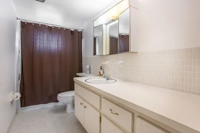 a bathroom with a sink and a toilet