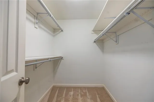 a view of walk in closet