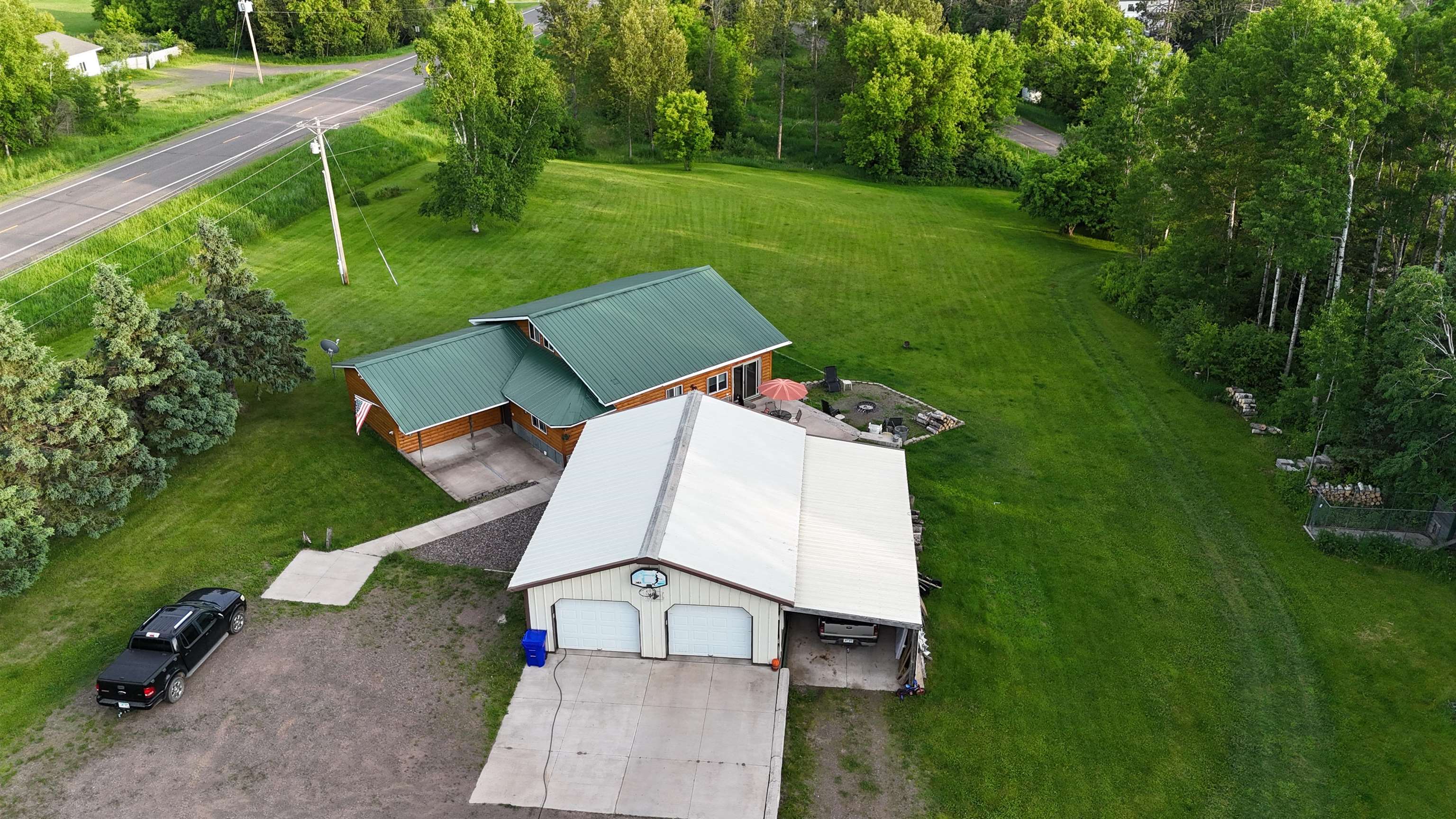 3653 Front Street Barnum, MN 55707 - Photo 39 of 50 Aerial view of property and surrounding area