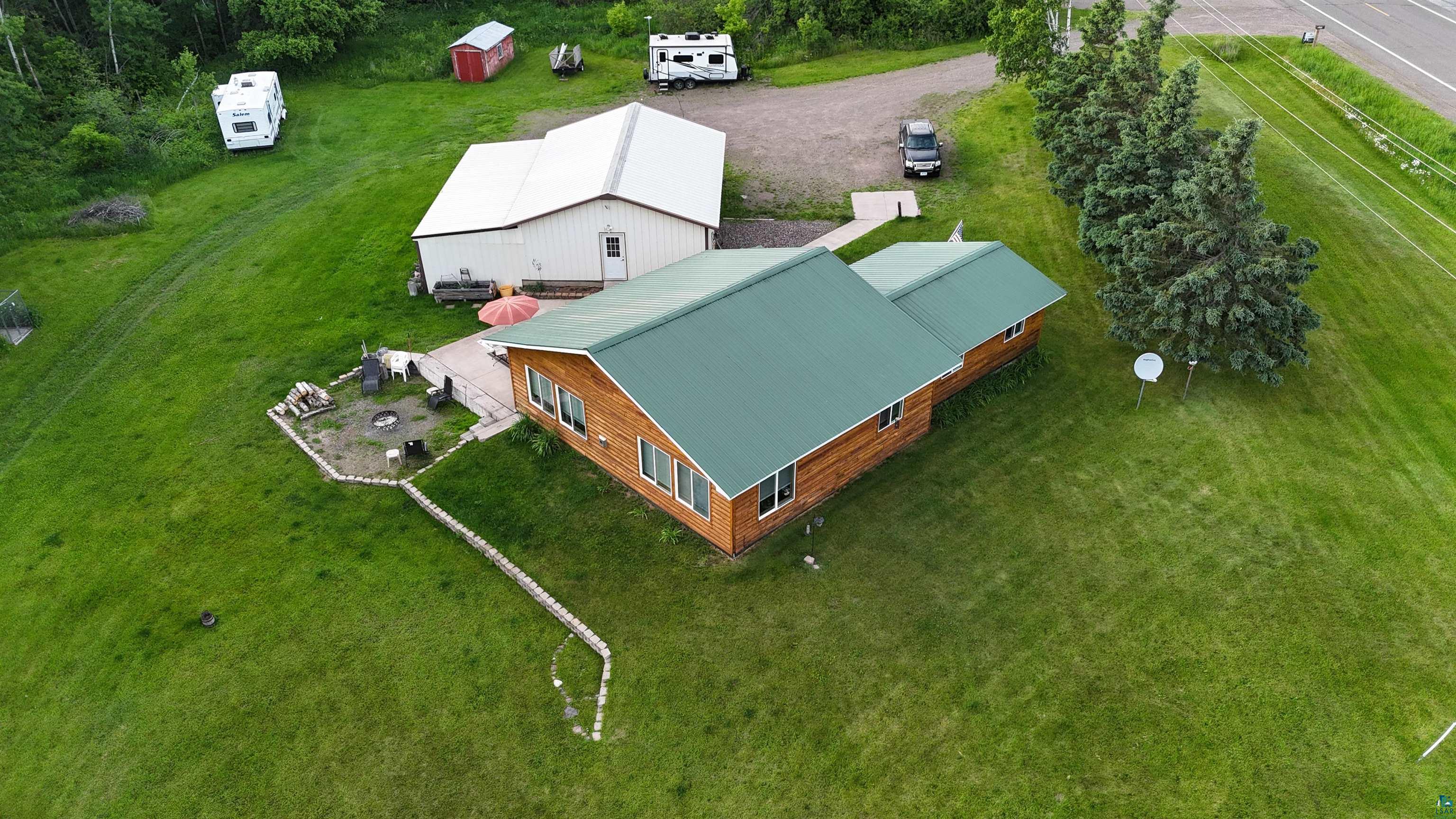 3653 Front Street Barnum, MN 55707 - Photo 48 of 50 Aerial view of property and surrounding area