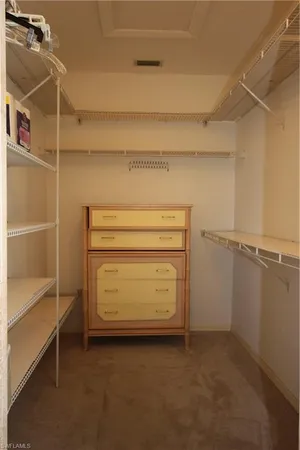 a utility room with closet