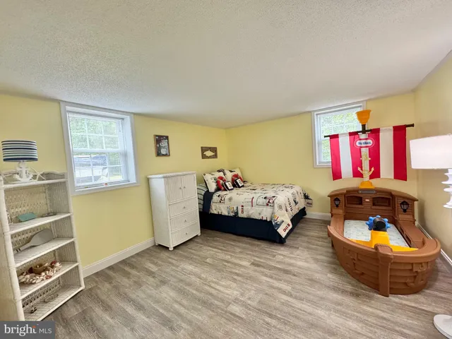 a view of a lake with houses