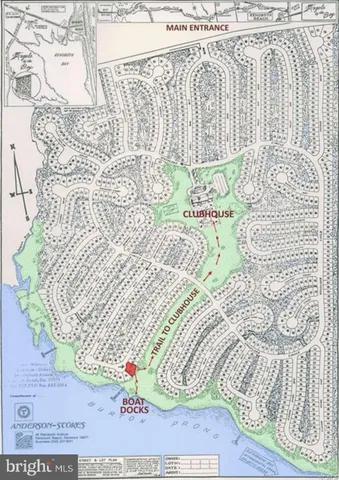 a lake view with a wooden bridge and lake view