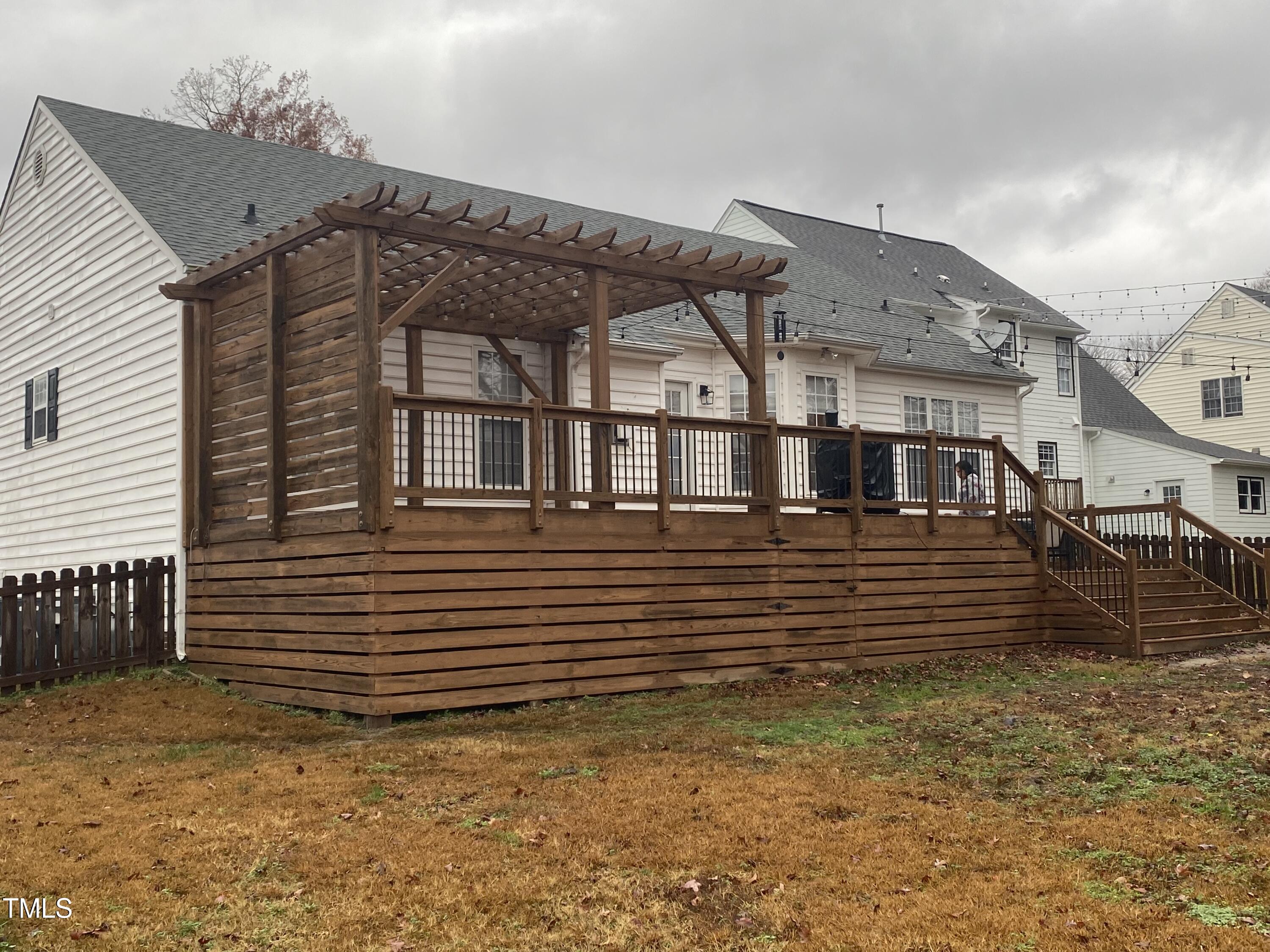 2000 Haig Point Way Raleigh, NC 27604 - Photo 2 of 3 back of house_pergola