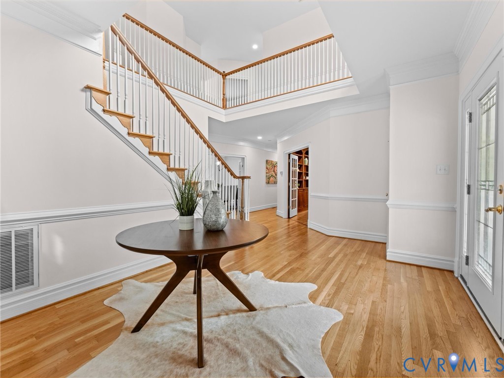 1700 Tigers Road Manakin-Sabot, VA 23103 - Photo 11 of 64 a view of entryway and hall with wooden floor