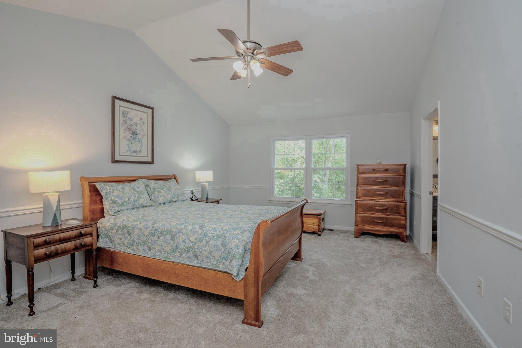 8 Amberfield Road Robbinsville, NJ 08691 - Photo 15 of 34 Primary Bedroom with Vaulted Ceiling