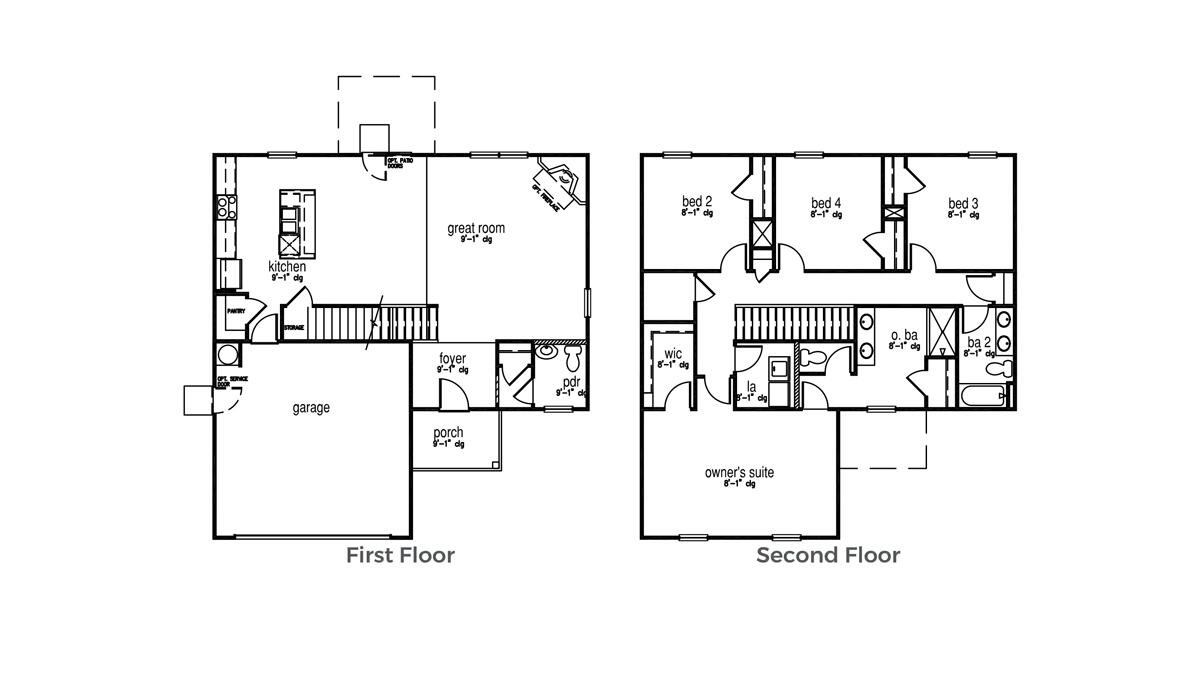 413 Zenith Boulevard Summerville, SC 29486 - Photo 45 of 45 Flora-Floorplan