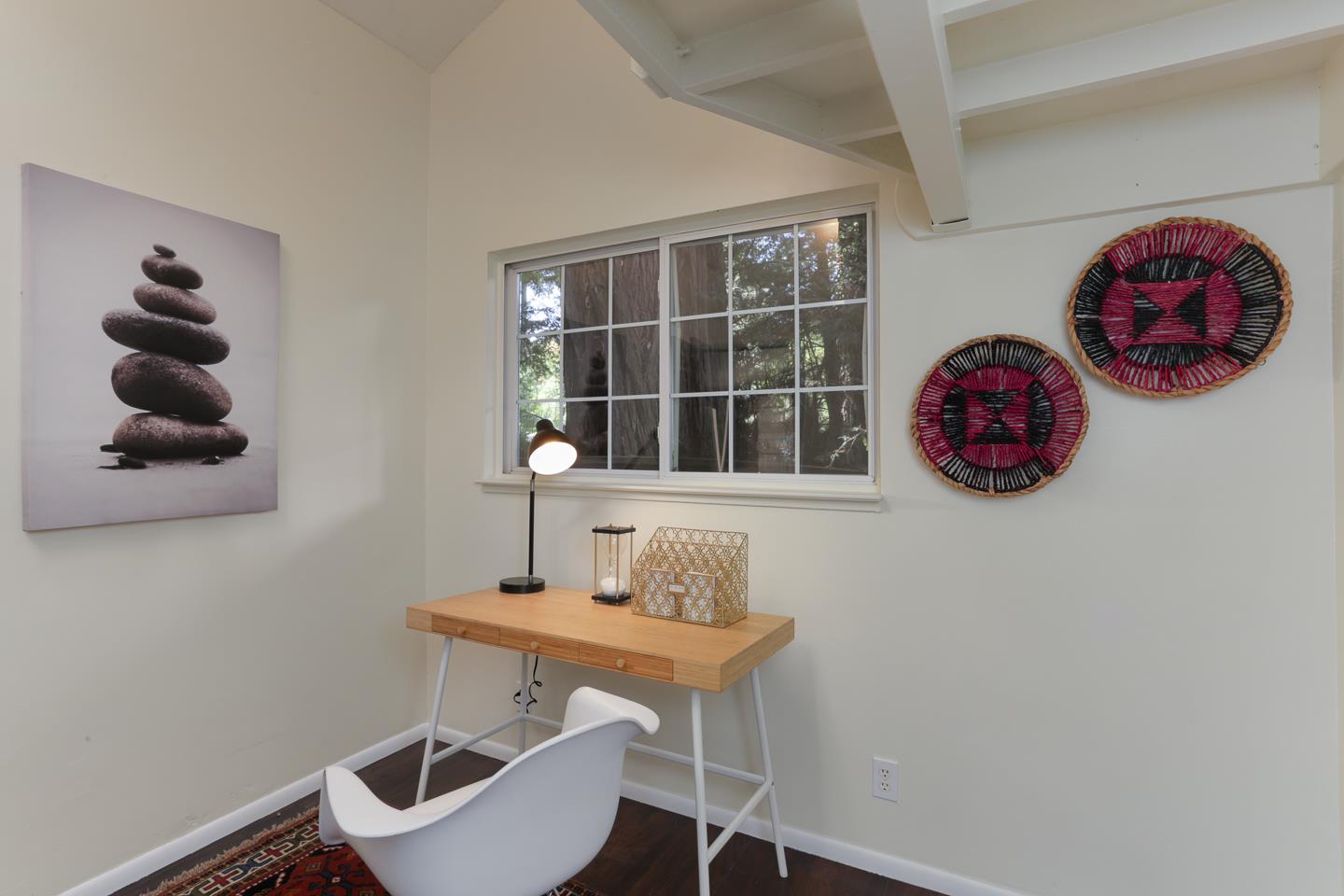 136 Pool Drive Boulder Creek, CA 95006 - Photo 19 of 25 a view of a workspace with furniture