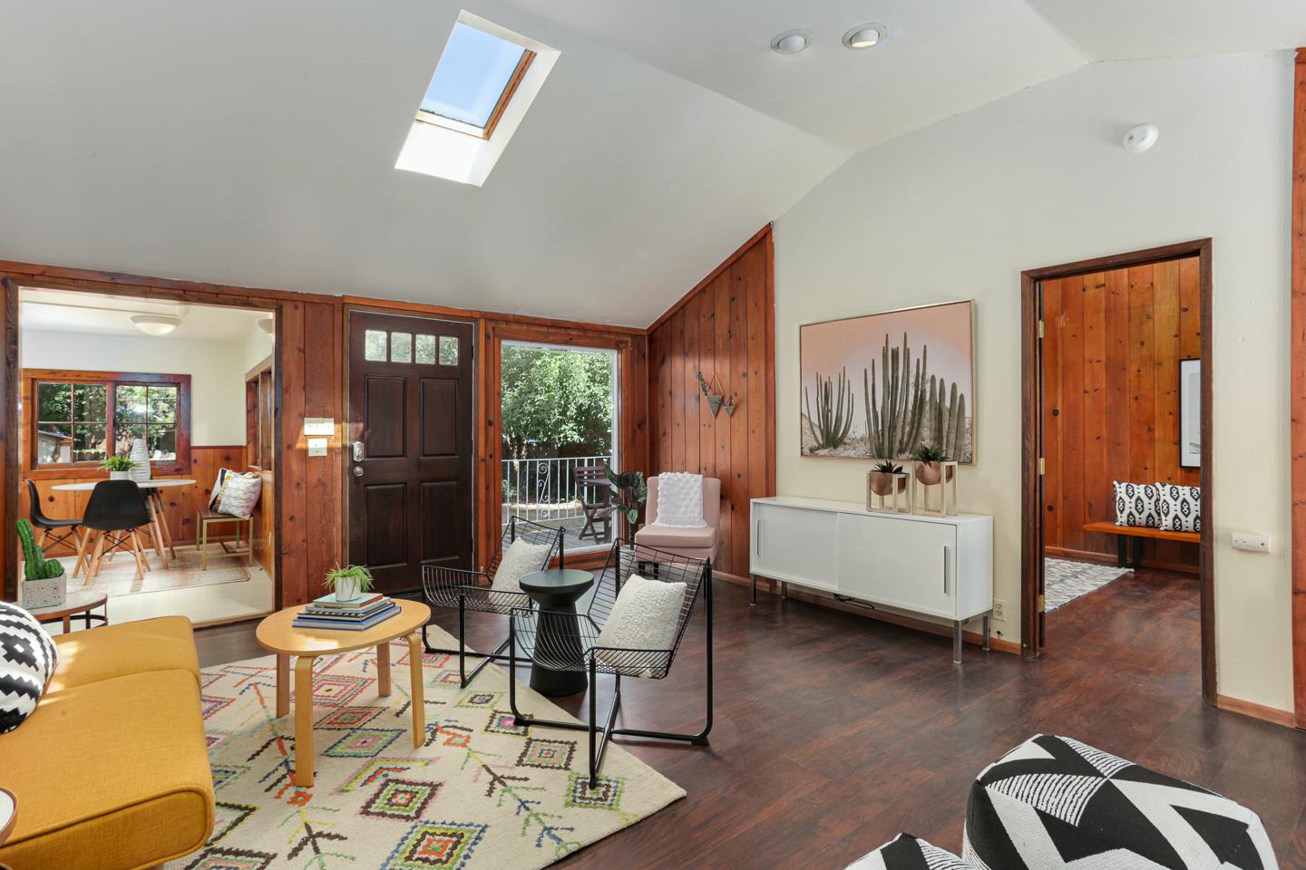 136 Pool Drive Boulder Creek, CA 95006 - Photo 3 of 25 a living room with furniture and a large window