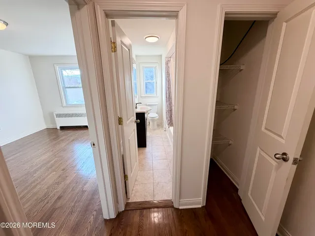 wooden floor in a gallery