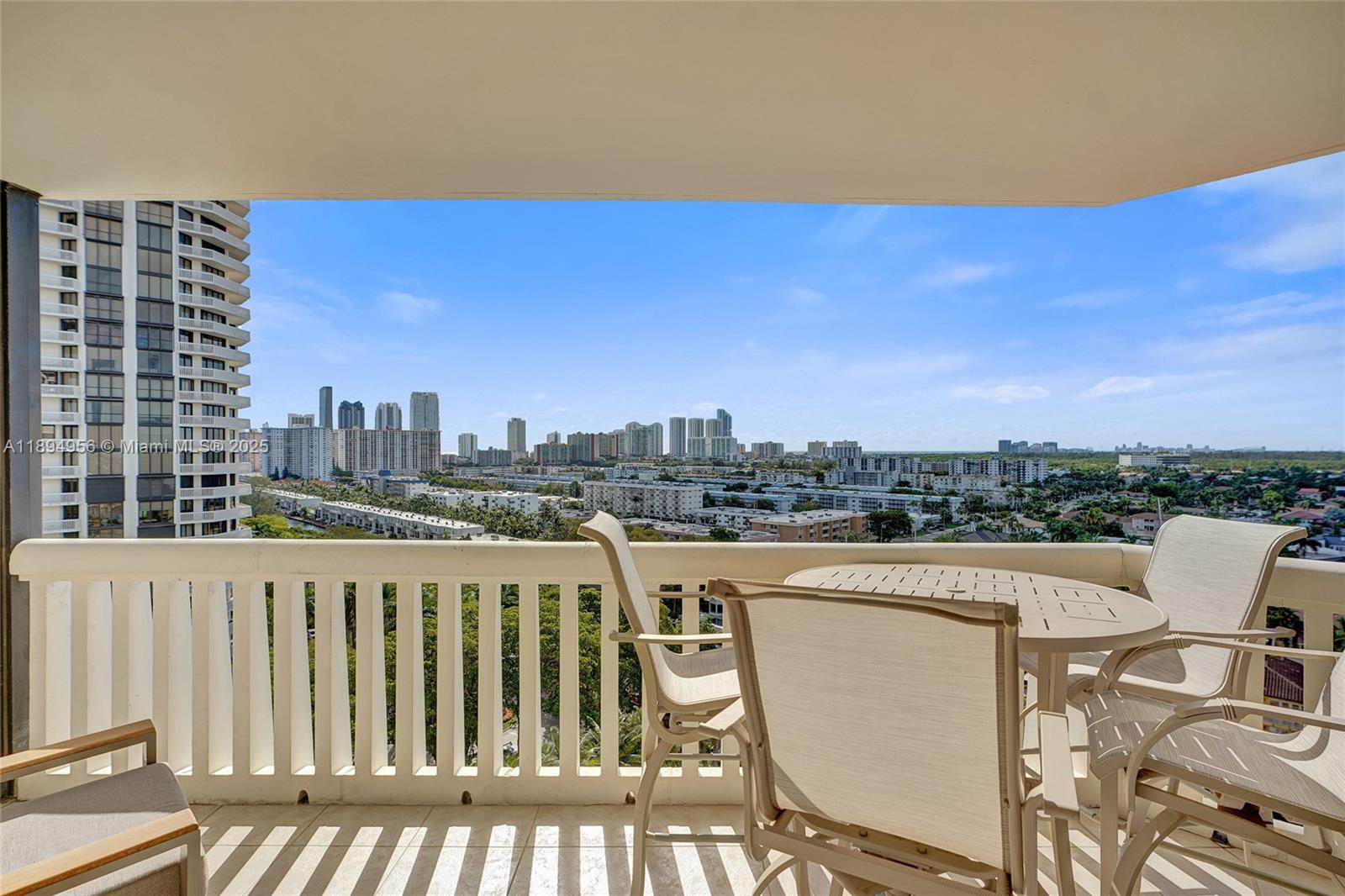 1000 East Island Boulevard, Unit 1403 Aventura, FL 33160 - Photo 11 of 99 Living Room Balcony