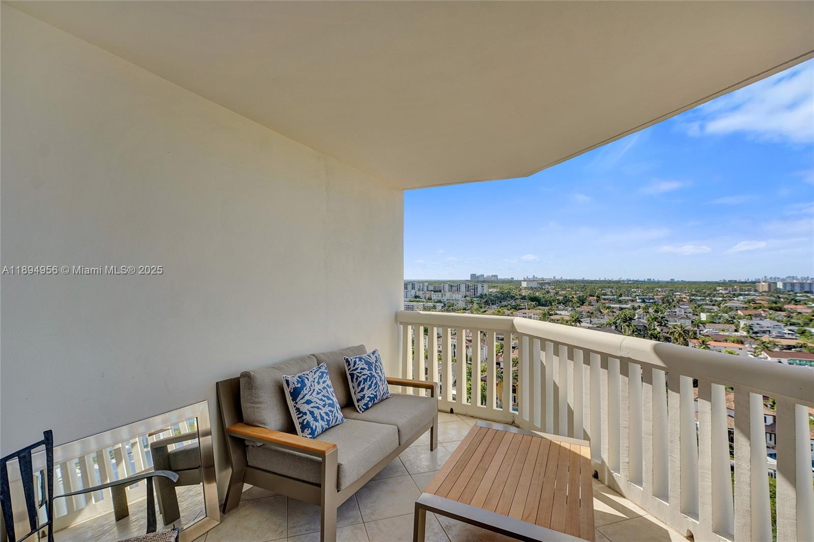 1000 East Island Boulevard, Unit 1403 Aventura, FL 33160 - Photo 53 of 99 Primary Bedroom Balcony
