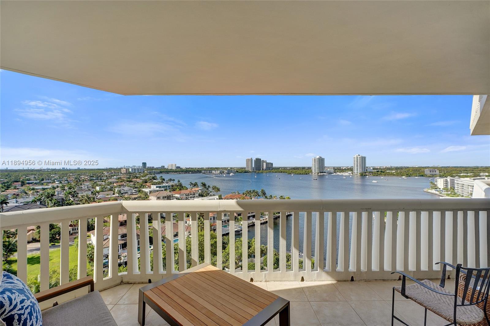 1000 East Island Boulevard, Unit 1403 Aventura, FL 33160 - Photo 55 of 99 Primary Bedroom Balcony