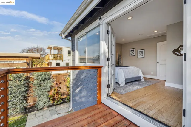 a bedroom with bed and a window