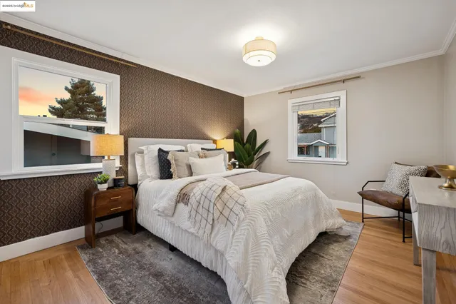 a view of chair and tables