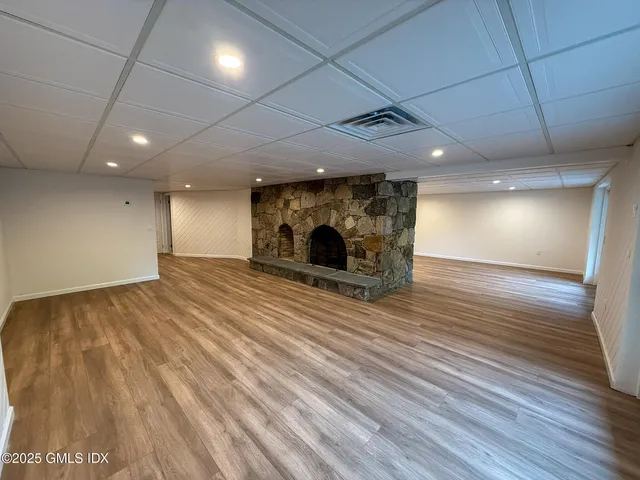 a building outdoor space with patio furniture