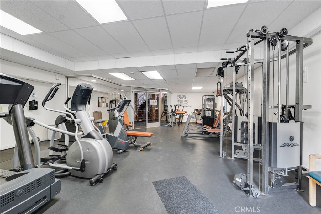 11108 Summertime Lane Culver City, CA 90230 - Photo 22 of 35 a view of a room with gym equipment