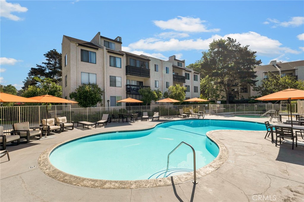 11108 Summertime Lane Culver City, CA 90230 - Photo 25 of 35 a view of a swimming pool with outdoor seating