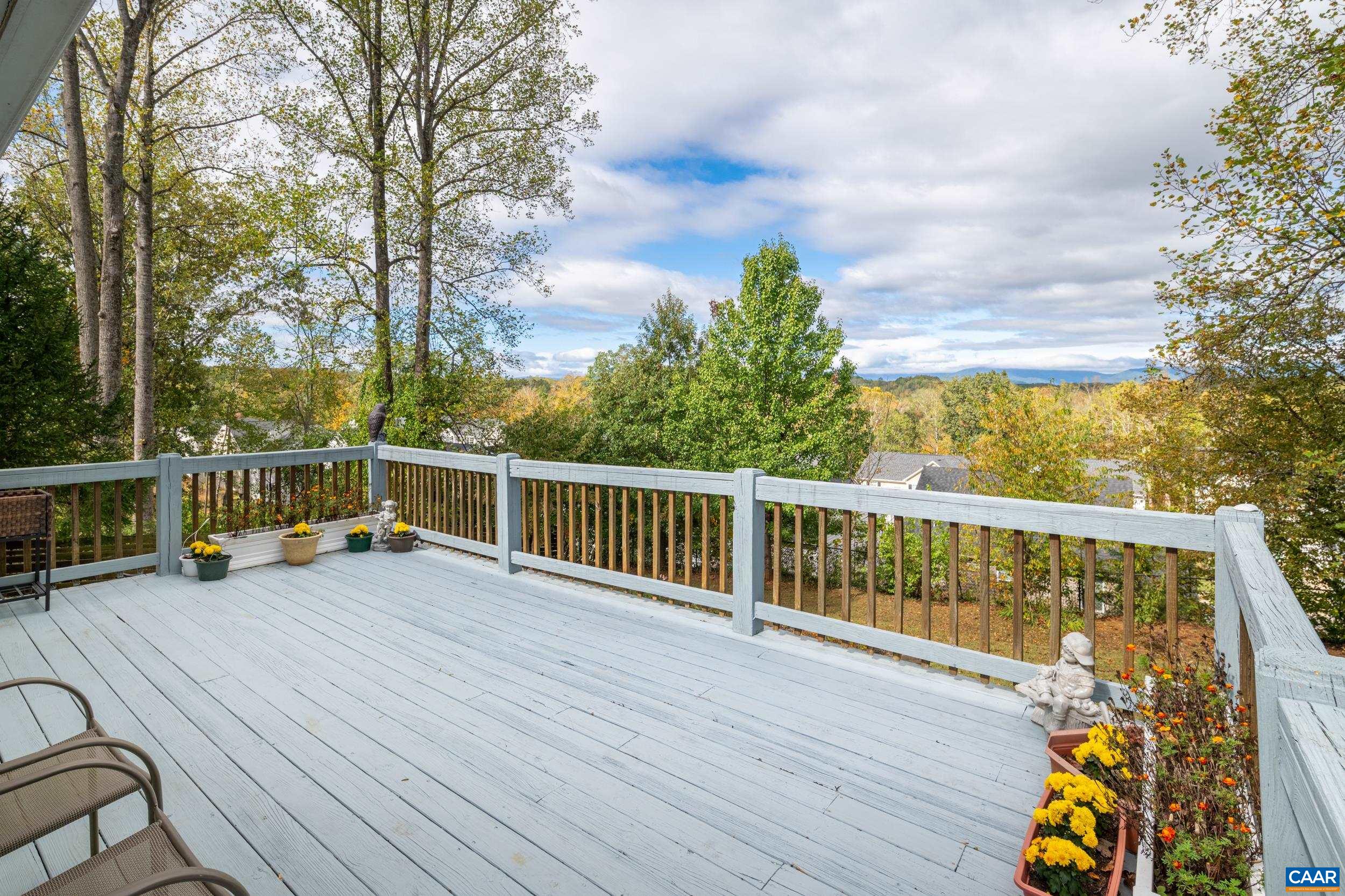 518 Jester Lane Charlottesville, VA 22911 - Photo 15 of 53 a view of a balcony with wooden floor and fence