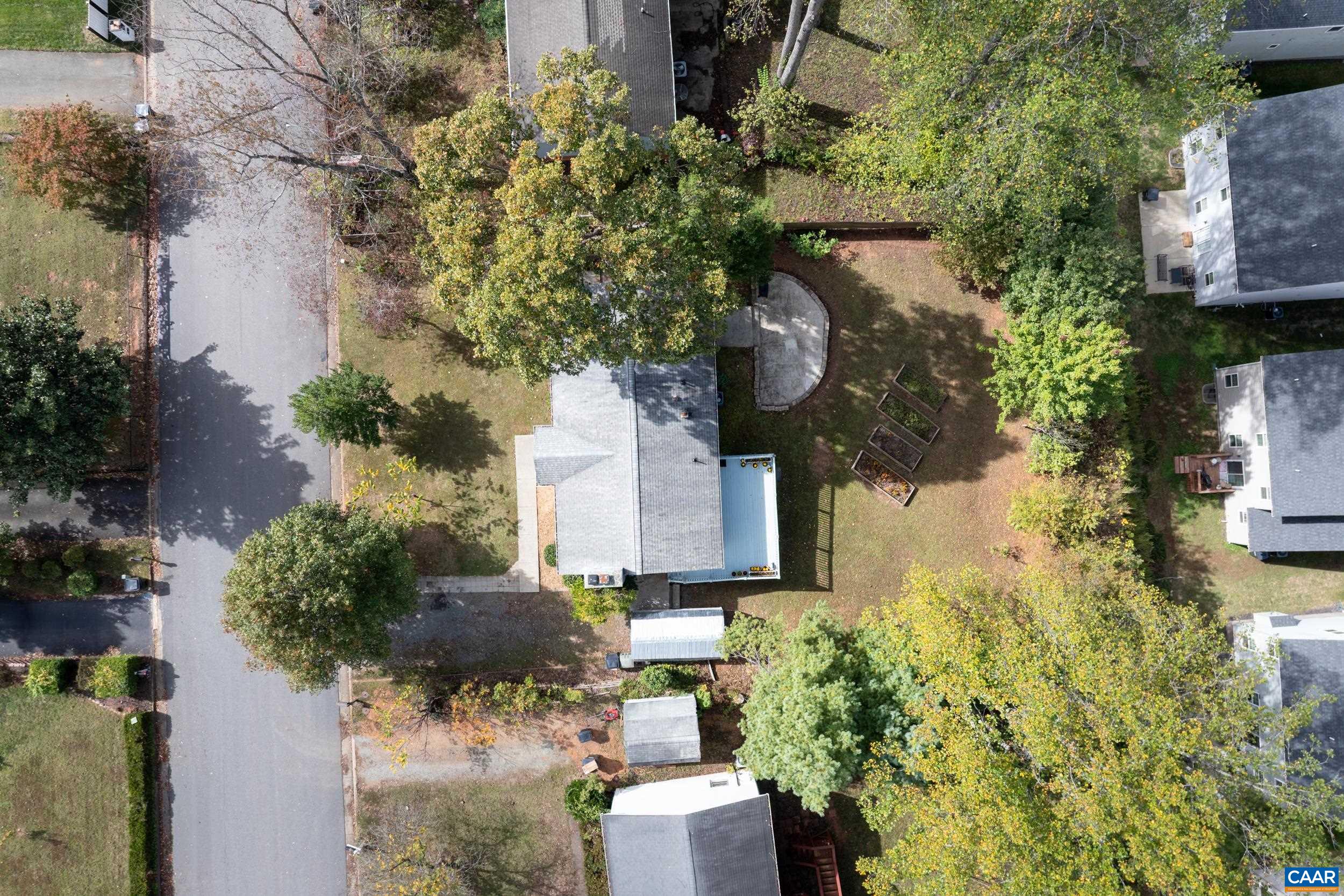 518 Jester Lane Charlottesville, VA 22911 - Photo 5 of 53 an aerial view of houses with trees