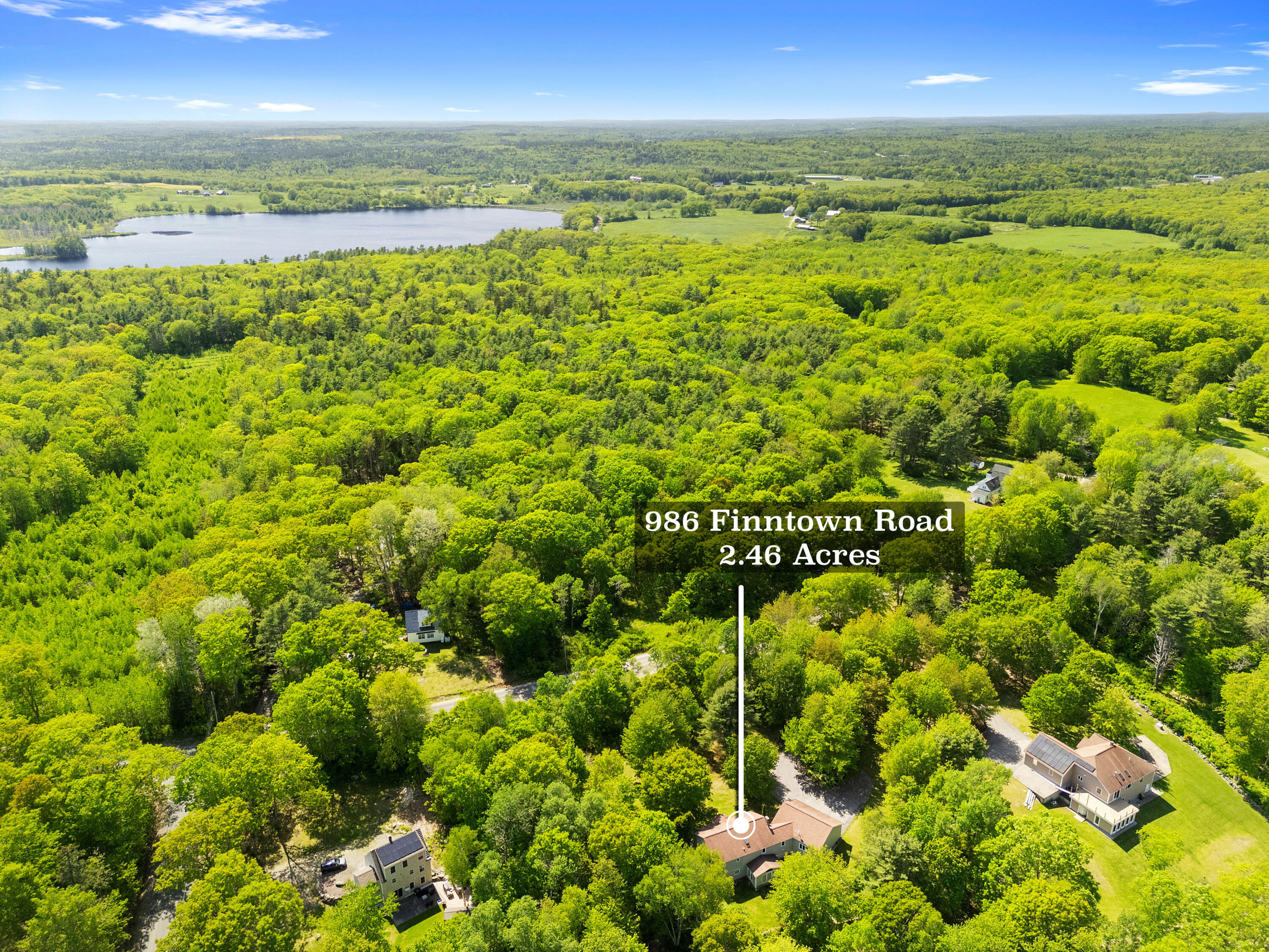 986 Finntown Road Warren, ME 04864 - Photo 7 of 83 Aerial Of Home