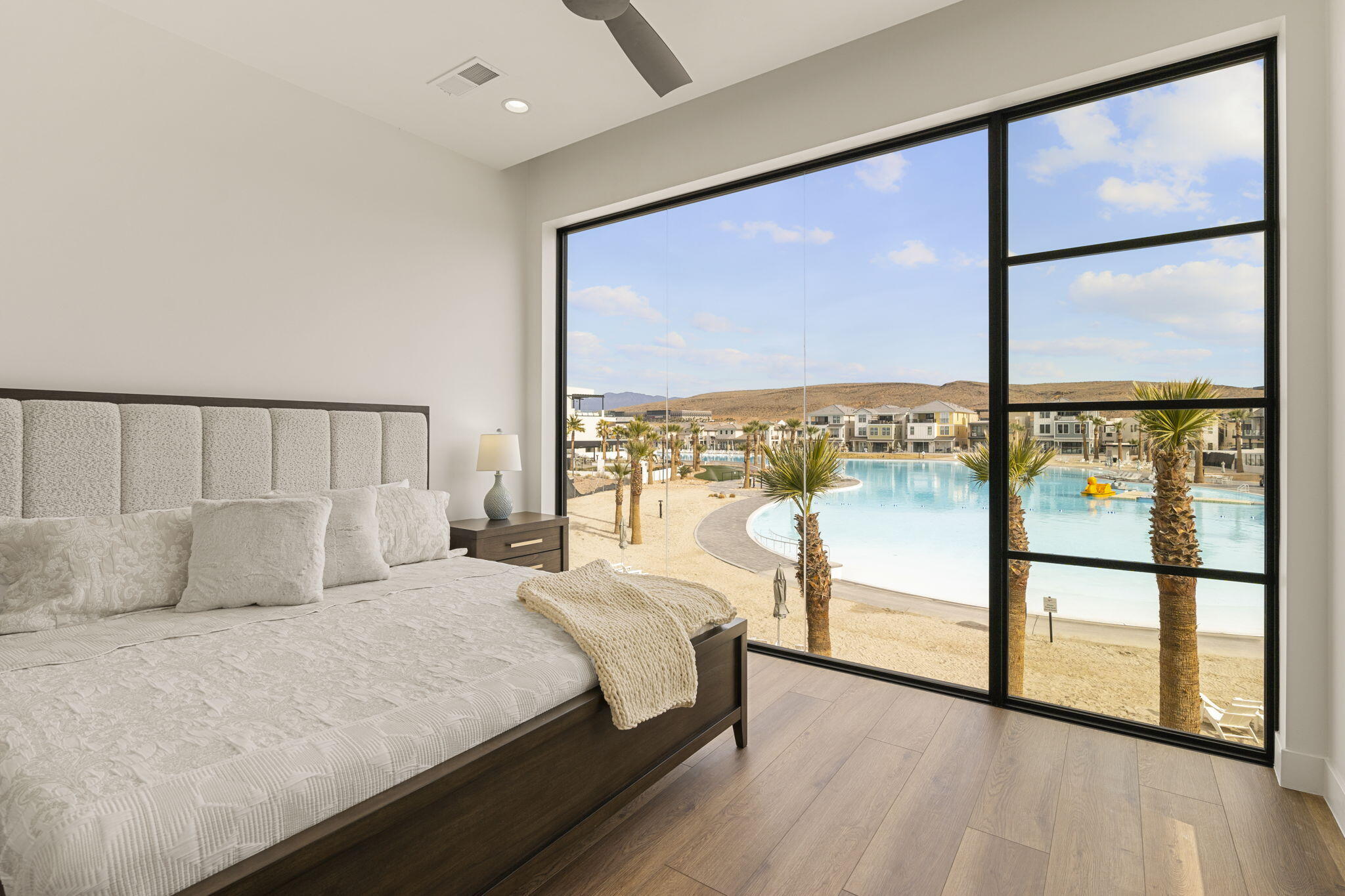 5495 South Copper Pearl Lane St. George, UT 84790 - Photo 11 of 37 Bedroom with panoramic water views