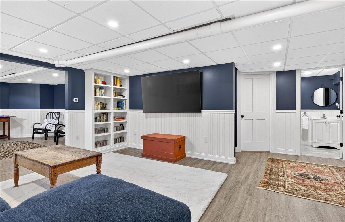 22 Royall Point Road Yarmouth, ME 04096 - Photo 77 of 106 Basement media room