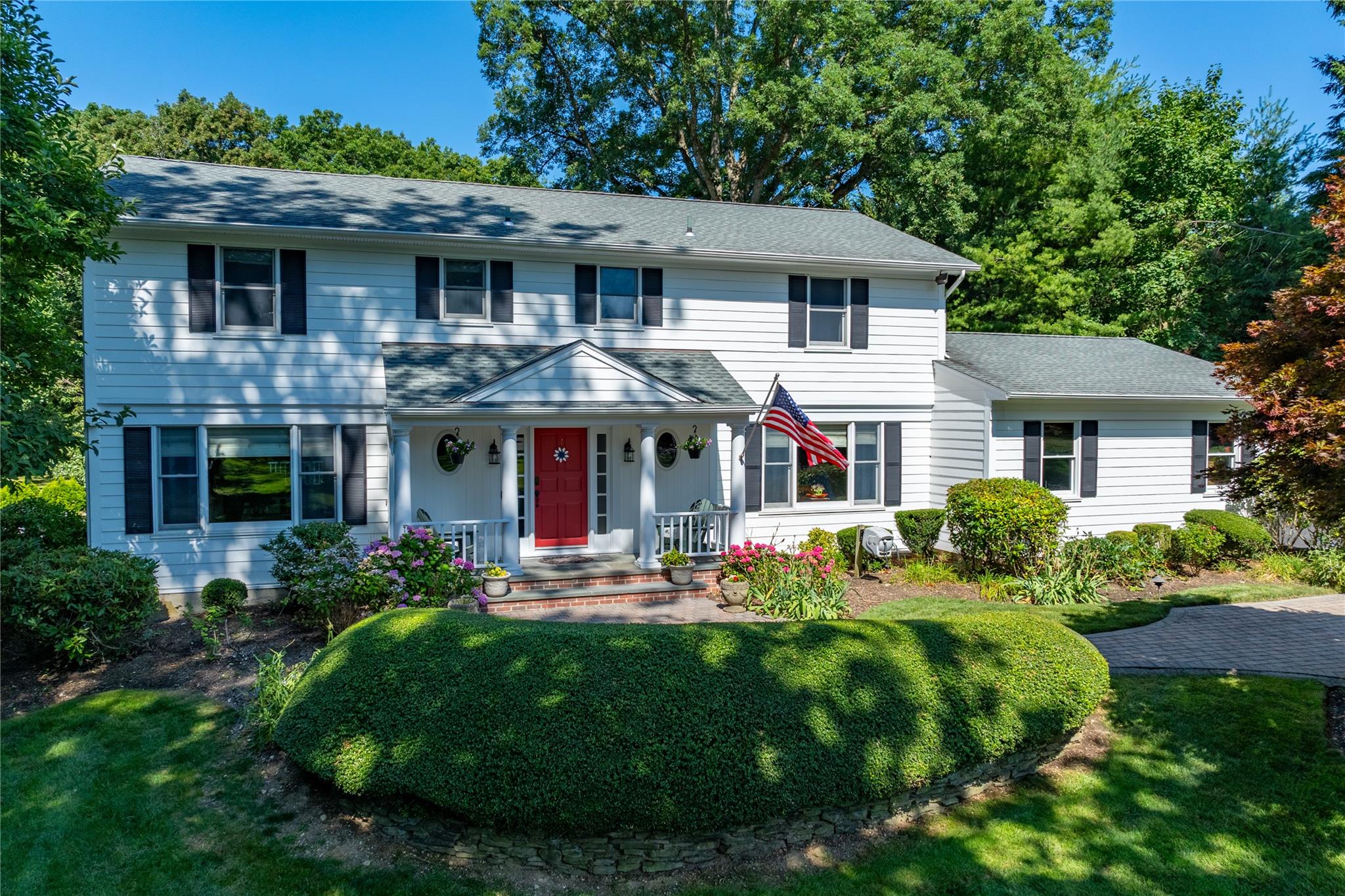 7 Rough Riders Court Cold Spring Harbor, NY 11724 - Photo 1 of 1 Colonial home with a porch