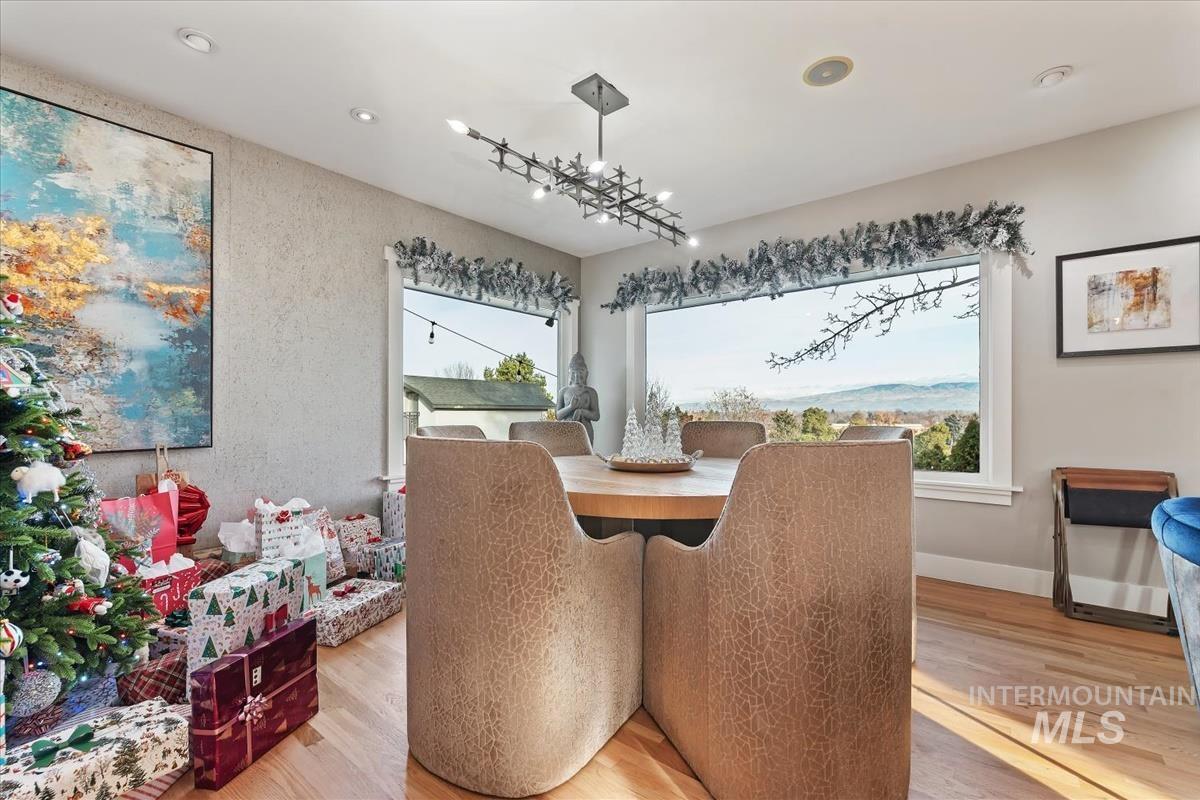 4814 Roberts Road Boise, ID 83705 - Photo 16 of 50 Dining room with light wood-type flooring and recessed lighting