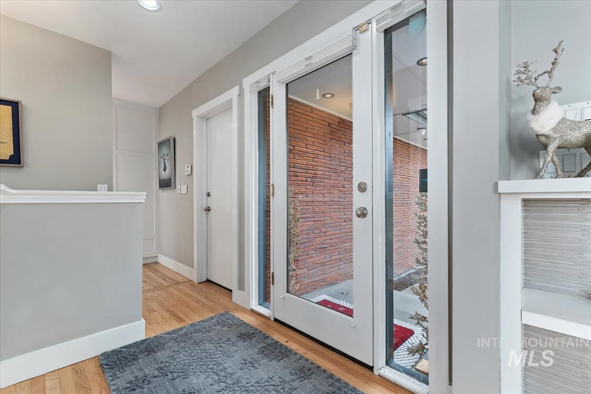 4814 Roberts Road Boise, ID 83705 - Photo 3 of 50 Doorway with wood finished floors and recessed lighting