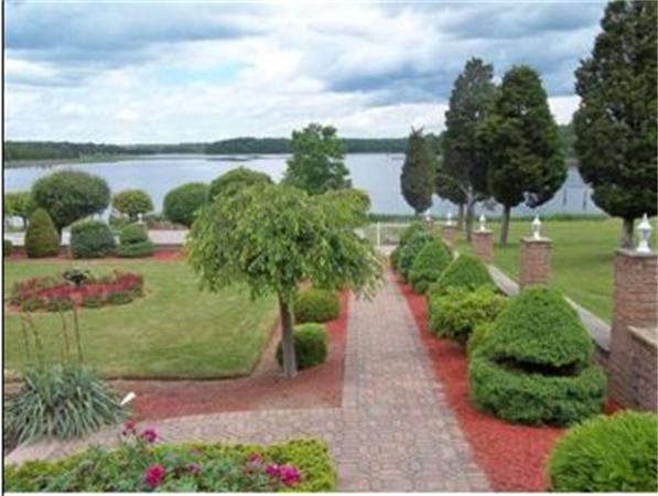 96 Narrows Road Freetown, MA 02702 - Photo 14 of 26 a view of a lake with a yard