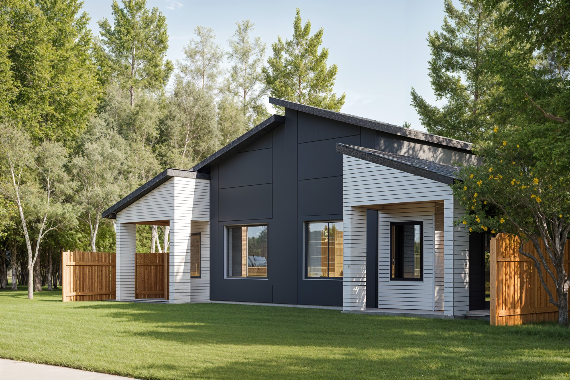 8109 Cabot Street, Unit A/B Houston, TX 77078 - Photo 30 of 33 a front view of a house with a garden