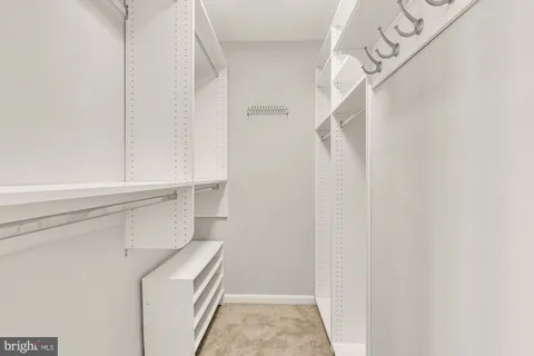 a view of walk in closet