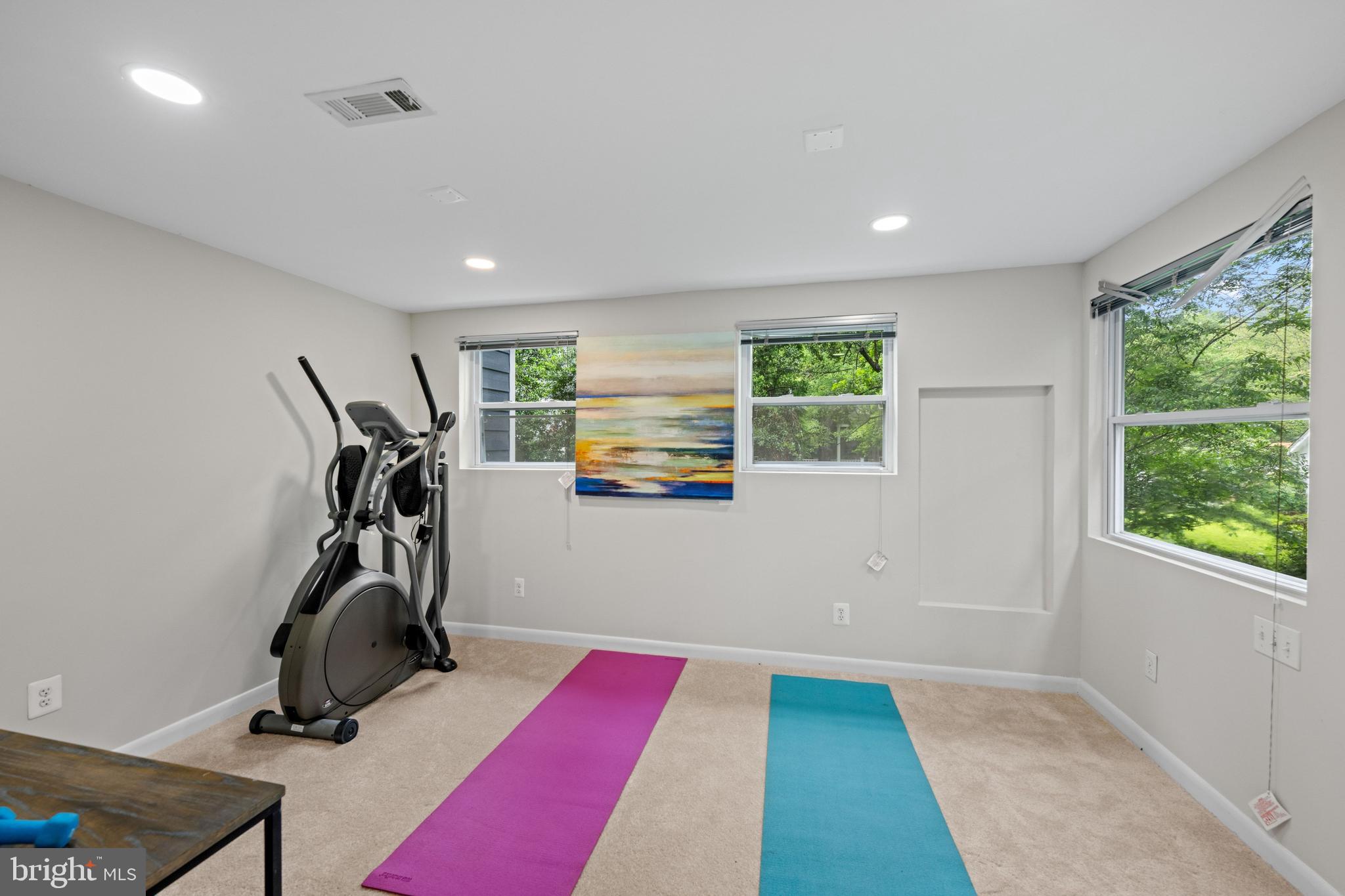 3529 Yuma Street Northwest Washington, DC 20008 - Photo 40 of 46 a view of a room with gym equipment
