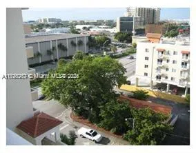 a view of a city that has tall buildings