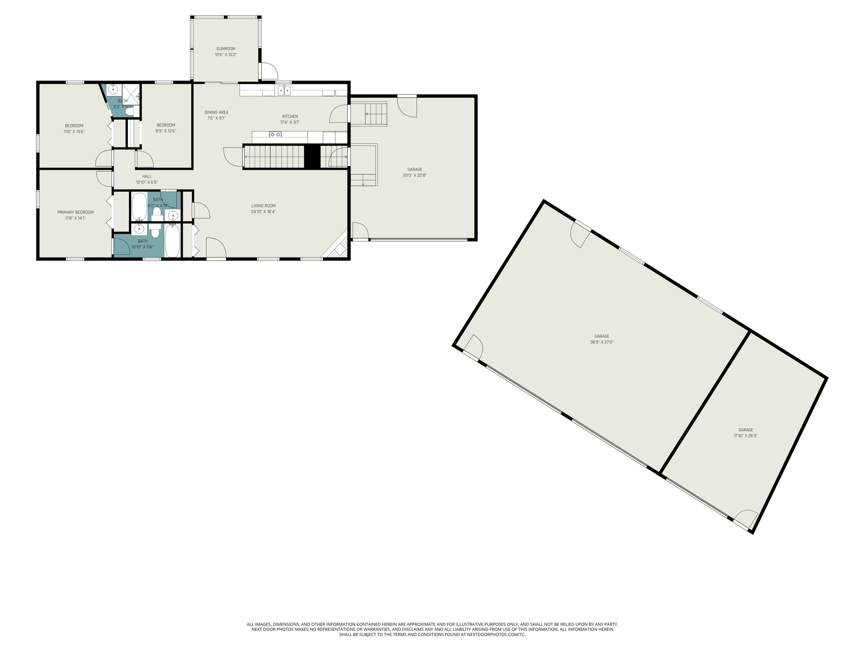 4935 West Deren Road Ludington, MI 49431 - Photo 35 of 36 Main - Floor Plan